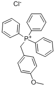 structure of CAS# 3462-97-3, (4-Methoxybenzyl)Triphenylphosphonium Chloride;4-Methoxybenzyltriphenylphosphonium Chloride, 98 %;4-METHOXYBENZYLTRIPHENYLPHOSPHONIUMCHLORIDE 97+%;(P-METHOXYBENZYL)TRIPHENYLPHOSPHONIUM CHLORIDE