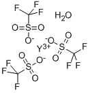 structure of CAS# 34629-25-9, Yttrium(III) Trifluoromethanesulfonate Hydrate