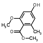 CAS#: 3465-63-2， Methyl 4-Hydroxy-2-Methoxy-6-Methyl-Benzoate