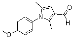 结构式 CAS# 347331-30-0, 1-(4-甲氧基苯基)-2,5-二甲基-1H-吡咯-3-甲醛