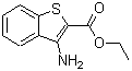structure of CAS# 34761-09-6, Ethyl 3-Amino-1-Benzothiophene-2-Carboxylate;3-AMINO-BENZO[B]THIOPHENE-2-CARBOXYLICACIDETHYLESTER;ethyl 3-amino-1-benzothiophene-2-carboxylate;MFCD00661903
