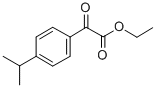 structure of CAS# 34906-84-8, Ethyl 4-Iso-Propylbenzoylformate;ETHYL 4-ISO-PROPYLBENZOYLFORMATE