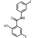CAS 登录号：349099-92-9， 5-氟-N-(3-氟苯基)-2-羟基苯甲酰胺