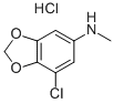 structure of CAS# 350480-53-4, 5-Aminomethyl-7-Chloro-1,3-Benzodioxole;5-AMINOMETHYL-7-CHLORO-1 3-BENZODIOXOLE&;7-CHLORO-1,3-BENZODIOXOLE-5-METHYLAMINE&