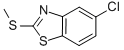 structure of CAS# 3507-41-3, 5-Chloro-2-(Methylthio)-Benzothiazole;Benzothiazole, 5-Chloro-2-(Methylthio)- (7CI,8CI,9CI);5-CHLORO-2-(METHYLTHIO)BENZOTHIAZOLE,98.0+%(GC);2-METHYLTHIO-5-CHLORO-BENZOTHIAZOLE, 98+%
