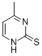 structure of CAS# 35071-17-1, 2-Mercapto-4-Methylpyrimidine;2(1H)-Pyrimidinethione, 4-Methyl-;2-Mercapto-4-Methylpyrimidine;4-Methyl-2(1H)-Pyrimidinethione