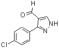 structure of CAS# 350997-67-0, 3-(4-Chloro-Phenyl)-1H-Pyrazole-4-Carbaldehyde;3-(4-Chlorophenyl)-1H-Pyrazole-4-Carbaldehyde(SALTDATA: FREE);3-(4-CHLORO-PHENYL)-1H-PYRAZOLE-4-CARBALDEHYDE