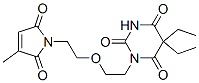 CAS 登录号：35189-15-2， 5,5-二乙基-1-[2-[2-(3-甲基-2,5-二氧代吡咯-1-基)乙氧基]乙基]-1,3-二嗪农-2,4,6-三酮