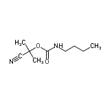 CAS 登录号：3519-61-7， 2-氰基-2-丙基丁基氨基甲酸酯