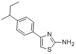 structure of CAS# 351982-40-6, 4-(4-Sec-Butyl-Phenyl)-Thiazol-2-Ylamine;4-[4-(SEC-BUTYL)PHENYL]-1,3-THIAZOL-2-YLAMINE;4-(4-SEC-BUTYLPHENYL)-1,3-THIAZOL-2-AMINE;4-(4-SEC-BUTYL-PHENYL)-THIAZOL-2-YLAMINE