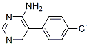 structure of CAS# 35202-25-6, 5-(4-Chlorophenyl)Pyrimidin-4-Amine;5-(4-Chlorophenyl)Pyrimidin-4-Amine, 1-(4-Aminopyrimidin-5-Yl)-4-Chlorobenzene;5-(4-Chlorophenyl)Pyrimidin-4-Amine, 95%+;4-Amino-5-(4-Chlorophenyl)Pyrimidine 95%