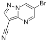 structure of CAS# 352637-44-6, 6-Bromo-Pyrazolo[1,5-a]Pyrimidine-3-Carbonitrile;6-Bromo-3-Pyrazolo[1,5-A]Pyrimidinecarbonitrile;Fs001262;6-Bromo-Pyrazolo[1,5-A]Pyrimidine-3-Carbonitrile