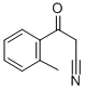structure of CAS# 35276-81-4, 3-(2-Methylphenyl)-3-Oxopropanenitrile