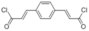 structure of CAS# 35288-49-4, 1,4-Phenylenediacryloyl Chloride;1 4-PHENYLENEDIACRYLOYL CHLORIDE  TECH