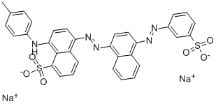 CAS 登录号：3529-01-9， 酸性蓝 120