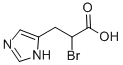 structure of CAS# 35319-96-1, DL-alpha-Bromo-beta-(5-Imidazolyl)Propionic Acid;2-Bromo-3-(3H-Imidazol-4-Yl)Propionic Acid;Alpha-Bromo-Beta-(5-Imidazolyl)Propionic Acid;1H-Imidazole-4-Propanoic Acid, Alpha-Bromo-, (+-)-