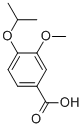 结构式 CAS# 3535-33-9, 4-异丙氧基-3-甲氧基-苯甲酸