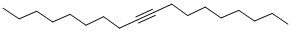 structure of CAS# 35365-59-4, Octadec-9-Yne;9-Octadecyne
