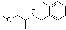 结构式 CAS# 355382-44-4, 1-甲氧基-N-(2-甲基苄基)-2-丙胺