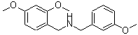 结构式 CAS# 355816-85-2, (2,4-二甲氧基-苄基)-(3-甲氧基-苄基)-胺