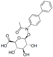 CAS 登录号：35651-97-9， (2S,3S,4S,5R,6S)-6-[乙酰基-(4-苯基苯基)氨基]氧基-3,4,5-三羟基四氢吡喃-2-羧酸