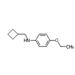 CAS 登录号：356539-68-9， N-(环丁基甲基)-4-乙氧基苯胺