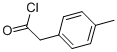structure of CAS# 35675-44-6, p-Tolyl-Acetyl Chloride;2-(4-Methylphenyl)Acetyl Chloride;P-TOLYL-ACETYL CHLORIDE