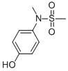 结构式 CAS# 3572-85-8, N-(4-羟基苯基)-N-甲基-甲烷磺酰胺