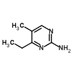 CAS 登录号：35733-54-1， 4-乙基-5-甲基-2-嘧啶胺