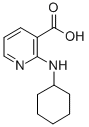 结构式 CAS# 35812-43-2, 2-(环己基氨基)吡啶-3-羧酸