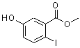 structure of CAS# 358672-64-7, Methyl 5-Hydroxy-2-Iodobenzoate;BENZOIC ACID,5-HYDROXY-2-IODO-, METHYL ESTER;Methyl 5-hydroxy-2-iodobenzoate;METHYL2-IODO-5-HYDROXYBENZOATE