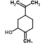 CAS 登录号：35907-10-9， 5-异丙烯基-2-亚甲基环己醇