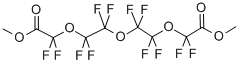 structure of CAS# 35910-59-9, Dimethyl Perfluoro-3,6,9-Trioxaundecane-1,11-Dioate;PERFLUORO-3,6,9-TRIOXAUNDECANE-1,11-DIOIC ACID DIMETHYL ESTER;Dimethyl  Dodecafloro-3,6,9-Trioxaundecane-1,11-Dioate;DIMETHYL DODECAFLUORO-3,6,9-TRIOXAUNDECANE-1,11-DIOATE