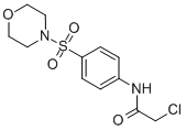 结构式 CAS# 35959-60-5, 2-氯-N-[4-(吗啉-4-磺酰基)-苯基]-乙酰胺