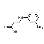 CAS 登录号：36053-77-7， 3-(M-甲苯基氨基)丙酸