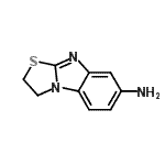 CAS 登录号：36097-90-2， 2,3-二氢[1,3]噻唑并[3,2-a]苯并咪唑-7-胺