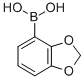 structure of CAS# 361456-68-0, 1,3-Benzodioxol-4-Yl-Boronic Acid;Boronic Acid, 1,3-Benzodioxol-4-Yl- (9CI);Benzo[D][1,3]Dioxol-4-Ylboronic Acid