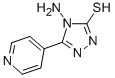 结构式 CAS# 36209-51-5, 4-氨基-5-(4-吡啶基)-4H-1,2,4-三唑-3-硫醇