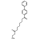 结构式 CAS# 362669-47-4, 乙基8-(4-联苯基)-8-氧代辛酸酯