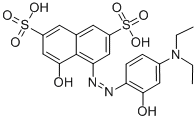 structure of CAS# 3627-04-1, 5-(4-Diethylamino-2-Hydroxyphenylazo)-4-Hydroxynaphthalene-2,7-Disulfonic Acid Sodium Salt;5-(4-DIETHYLAMINO-2-HYDROXYPHENYLAZO)-4-HYDROXYNAPHTHALENE-2,7-DISULFONIC ACID SODIUM SALT;BERYLLON III;BERYLLON 3