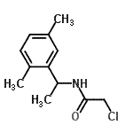 结构式 CAS# 36292-95-2, 2-氯-N-[1-(2,5-二甲基苯基)乙基]乙酰胺
