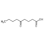 结构式 CAS# 3637-15-8, 5-氧代壬酸