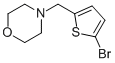 structure of CAS# 364793-76-0, 4-[(5-Bromothien-2-Yl)Methyl]Morpholine;4-[(5-Bromothiophen-2-Yl)Methyl]Morpholine;5-Bromo-2-(Morpholin-4-Ylmethyl)Thiophene;4-[(5-Bromothien-2-Yl)Methyl]Morpholine