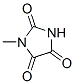 structure of CAS# 3659-97-0, 1-Methylimidazolidine-2,4,5-Trione;1-Methyl-2,4,5-Trioxoimidazolidine;N-Methylparabanic Acid;Zinc01532166