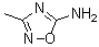 structure of CAS# 3663-39-6, 3-Methyl-1,2,4-Oxadiazol-5-Amine;1,2,4-oxadiazol-5-amine, 3-methyl-;3-Methyl-[1,2,4]oxadiazol-5-ylamine;3-methyl-1,2,4-oxadiazol-5-amine