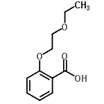 结构式 CAS# 367513-75-5, 2-(2-乙氧基乙氧基)苯甲酸