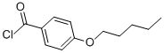 structure of CAS# 36823-84-4, 4-N-Pentyloxybenzoyl Chloride;4-Amoxybenzoyl Chloride;Nsc 7951