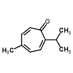 CAS 登录号：36852-10-5， 2-异丙基-5-甲基-2,4,6-环庚三烯-1-酮