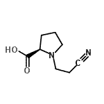 CAS 登录号：36901-88-9， 1-(2-氰基乙基)-D-脯氨酸