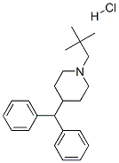 CAS#: 37015-90-0， 4-Benzhydryl-1-(2,2-Dimethylpropyl)Piperidine Hydrochloride